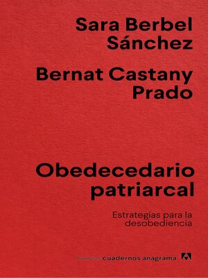 cover image of Obedecedario patriarcal